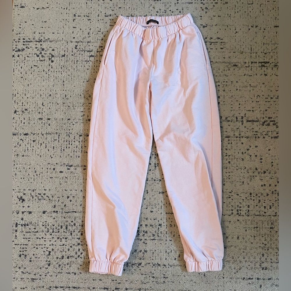 Brandy Melville baby pink sweatpants